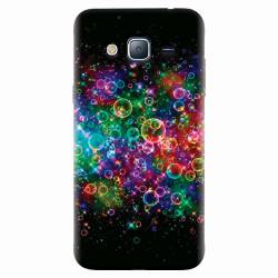 Husa silicon pentru Samsung Galaxy J5 2015 Rainbow Colored Soap Bubbles 