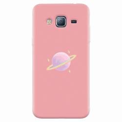 Husa silicon pentru Samsung Galaxy J5 2015 Saturn On Pink 