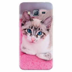 Husa silicon pentru Samsung Galaxy J5 2015 Siamese Kitty 