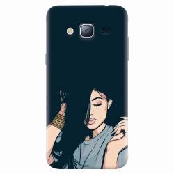 Husa silicon pentru Samsung Galaxy J5 2015 Simple Girl 