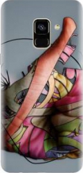 Husa silicon pentru Samsung Galaxy J6 2018 Abstract Minimalistic Hands 