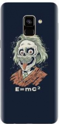 Husa silicon pentru Samsung Galaxy J6 2018 Albert Einstein Caricature 