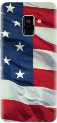 Husa silicon pentru Samsung Galaxy J6 2018 American Flag Illustration 