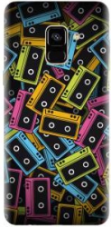 Husa silicon pentru Samsung Galaxy J6 2018 Audio Cassette Color Vector 