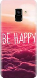 Husa silicon pentru Samsung Galaxy J6 2018 Be Happy Puffy Clouds 