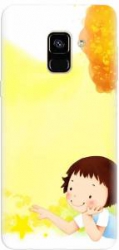 Husa silicon pentru Samsung Galaxy J6 2018 Child Autumn Paint Hd 