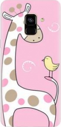 Husa silicon pentru Samsung Galaxy J6 2018 Cute Giraffe 