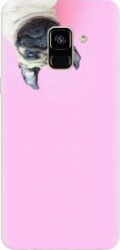 Husa silicon pentru Samsung Galaxy J6 2018 Dog And Pink 