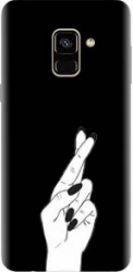Husa silicon pentru Samsung Galaxy J6 2018 Finger Cross 