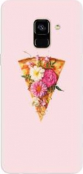 Husa silicon pentru Samsung Galaxy J6 2018 Flower Pizza 