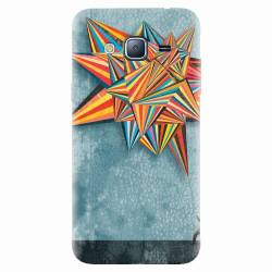 Husa silicon pentru Samsung Galaxy J7 2015 Abstract Colorful Balloon Triangles 