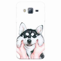 Husa silicon pentru Samsung Galaxy J7 2015 Cute Dog 1. 