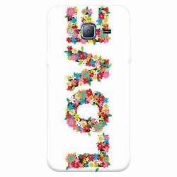 Husa silicon pentru Samsung Galaxy J7 2015 Love Made By Flowers 