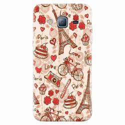 Husa silicon pentru Samsung Galaxy J7 2015 Paris Love 