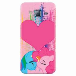 Husa silicon pentru Samsung Galaxy J7 2015 Pinkie Kiss 