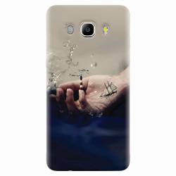Husa silicon pentru Samsung Galaxy J7 2016 3D Hand Ocean Render 