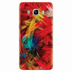 Husa silicon pentru Samsung Galaxy J7 2016 Colorful Digital Painting Strokes 