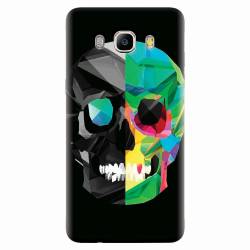 Husa silicon pentru Samsung Galaxy J7 2016 Colorful Skull 