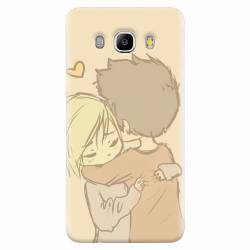 Husa silicon pentru Samsung Galaxy J7 2016 Couple Hug 