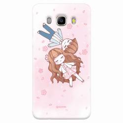 Husa silicon pentru Samsung Galaxy J7 2016 Cute Couple 