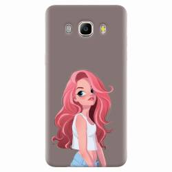 Husa silicon pentru Samsung Galaxy J7 2016 Cute Girl 