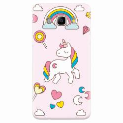 Husa silicon pentru Samsung Galaxy J7 2016 Cute Unicorn 