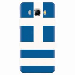 Husa silicon pentru Samsung Galaxy J7 2016 Greece Flag 