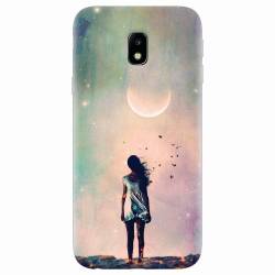 Husa silicon pentru Samsung Galaxy J7 2017 Alone Woman Cgi Hd K 