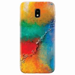 Husa silicon pentru Samsung Galaxy J7 2017 Colorful Wall Paint Texture 