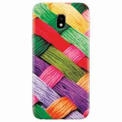 Husa silicon pentru Samsung Galaxy J7 2017 Colorful Woolen Art 