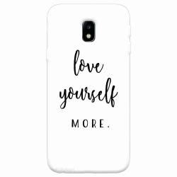 Husa silicon pentru Samsung Galaxy J7 2017 Love Yourself More 