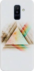 Husa silicon pentru Samsung Galaxy J8 2018 Abstract Grunge Light Triangle 