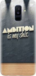 Husa silicon pentru Samsung Galaxy J8 2018 Ambition Is My Shit 