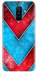 Husa silicon pentru Samsung Galaxy J8 2018 Blue And Red Abstract 
