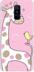 Husa silicon pentru Samsung Galaxy J8 2018 Cute Giraffe 