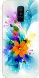Husa silicon pentru Samsung Galaxy J8 2018 Flower 011 