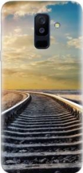 Husa silicon pentru Samsung Galaxy J8 2018 Railroad Horizon 