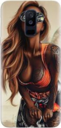 Husa silicon pentru Samsung Galaxy J8 2018 Tattoed Girl 