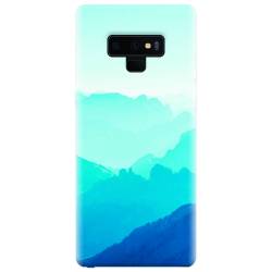 Husa silicon pentru Samsung Galaxy Note 9 Blue Mountain Crests 