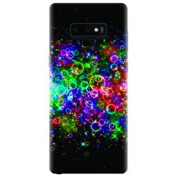 Husa silicon pentru Samsung Galaxy Note 9 Rainbow Colored Soap Bubbles 