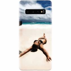 Husa silicon pentru Samsung Galaxy S10 Beach Lounging 