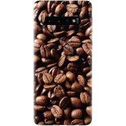 Husa silicon pentru Samsung Galaxy S10 Coffee Beans 