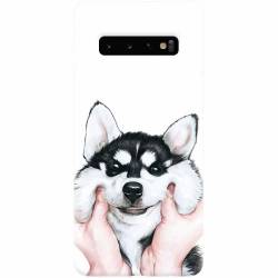 Husa silicon pentru Samsung Galaxy S10 Cute Dog 1. 