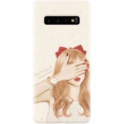Husa silicon pentru Samsung Galaxy S10 Dont Cry Anymore 