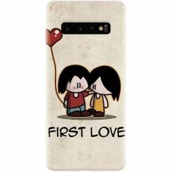 Husa silicon pentru Samsung Galaxy S10 First Love Great Lock Screen 