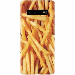 Husa silicon pentru Samsung Galaxy S10 Fries 