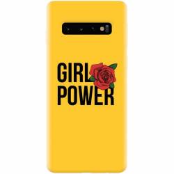 Husa silicon pentru Samsung Galaxy S10 Girl Power 