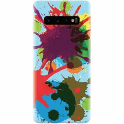 Husa silicon pentru Samsung Galaxy S10 Holi Splash 