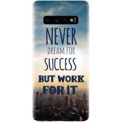Husa silicon pentru Samsung Galaxy S10 Plus Never Dream 