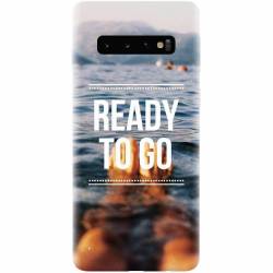 Husa silicon pentru Samsung Galaxy S10 Plus Ready To Go Swimming 